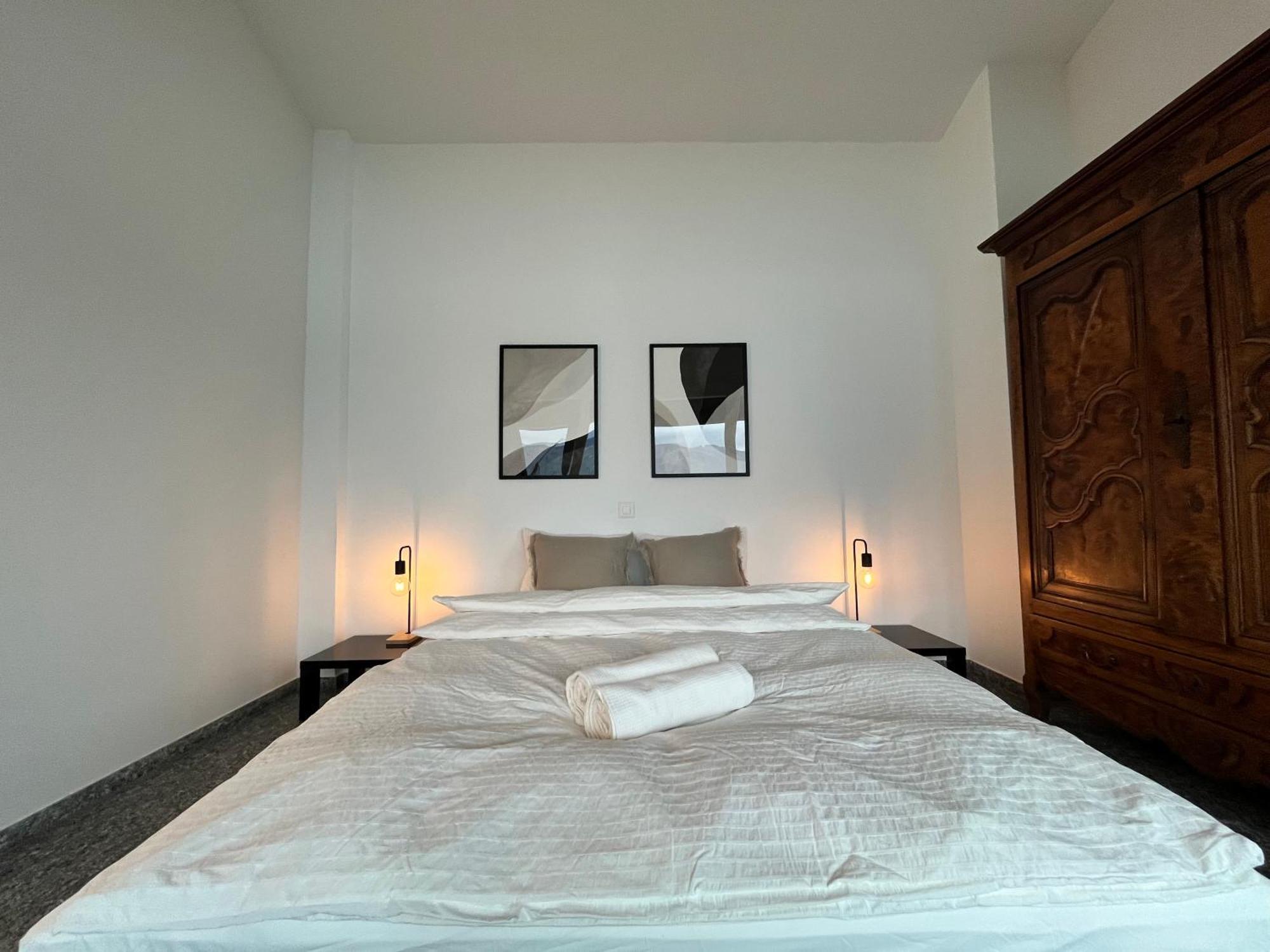 Wohnung Mit Grossartiger Seesicht Und Balkon Spiez Buitenkant foto